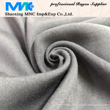 recycled rayon spun viscose solid fabric